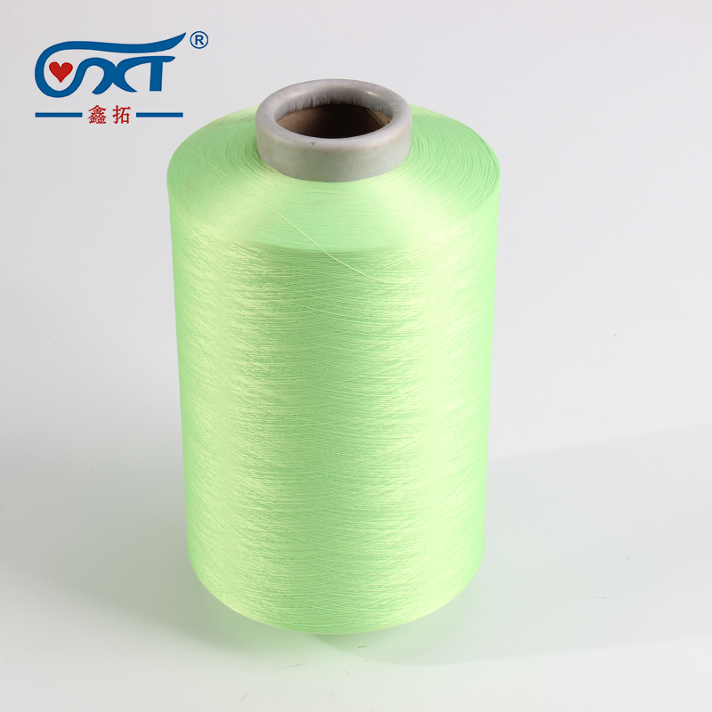 Light Green Nylon Covered Spandex Socks Dyed Sewing Thread Nylon Yarn