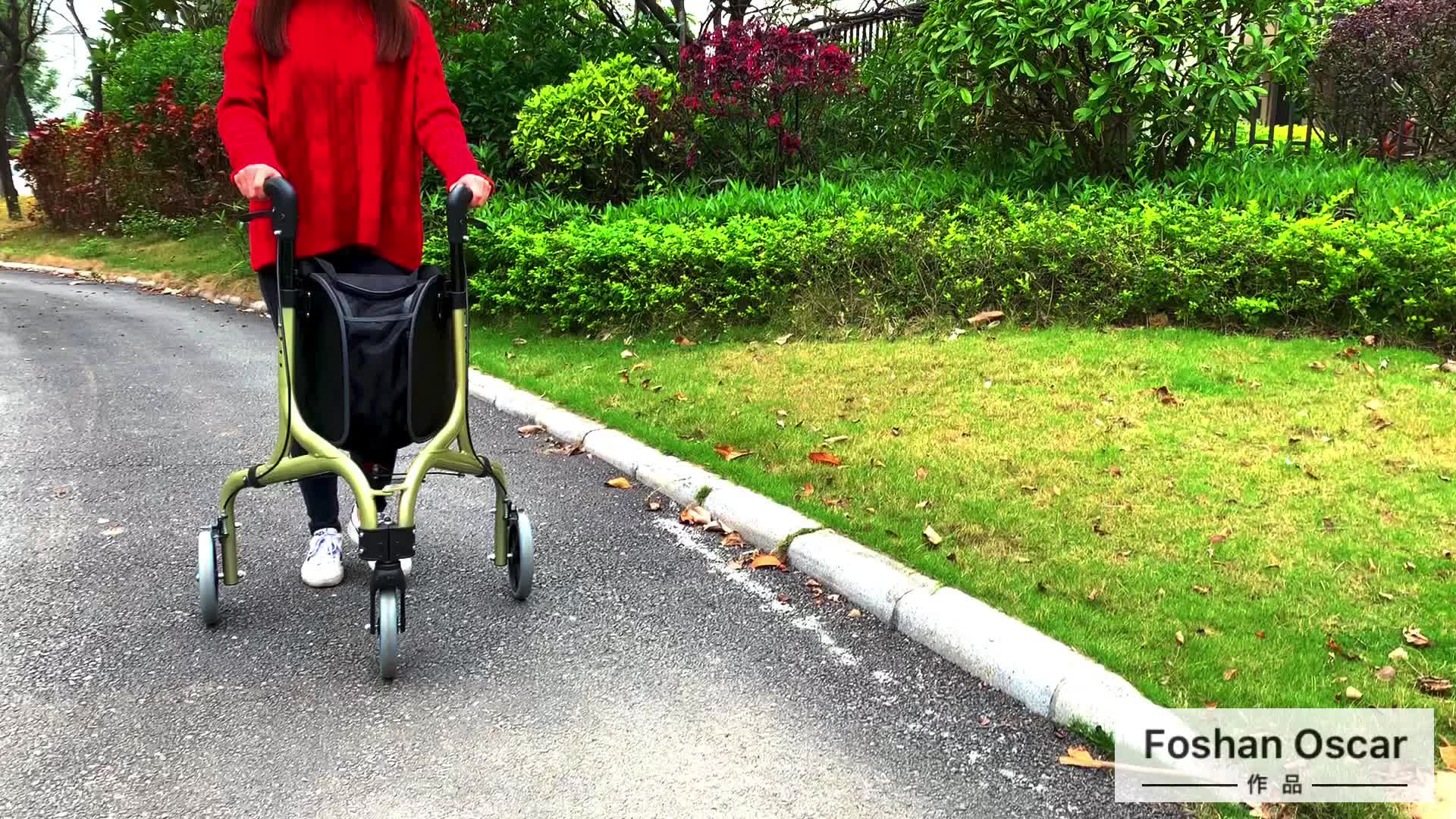 Tonia 3 roues en aluminium Rollator Aid de la marche