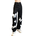 High Street Ladies Pants Γυναίκες μόδας ευθεία τυπωμένα τζιν τζιν 20221