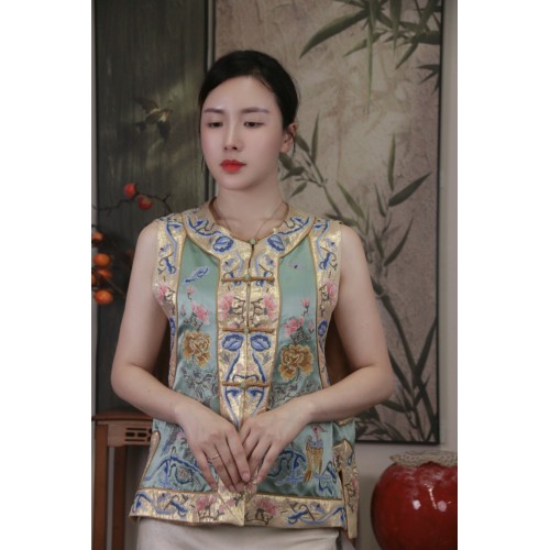 Pan jin zi xiu hua chaleco