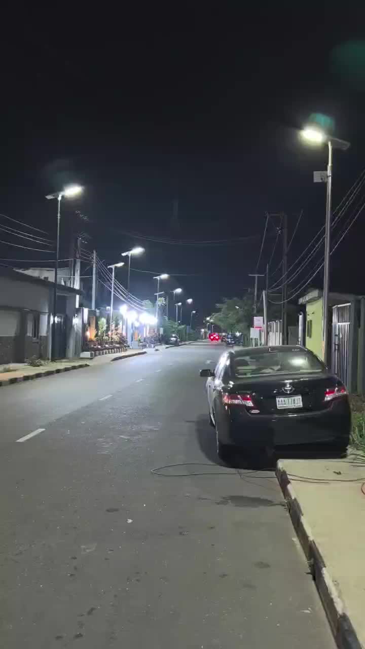Solar Street Light 8.4m W Effect
