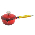 Topselling Cast Iron Enamel Sauce Pan and Milk Pot with Wooden Handle: Your Ultimate Cooking Companion1
