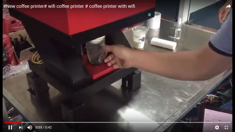 WIFI coffee printer