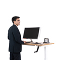 Hot Sale Eisdir M2D Factory Direct Supply: Discover the Ergonomic Height Adjustable Hand Crank Manual Standing Desk Made of Stainless Steel1