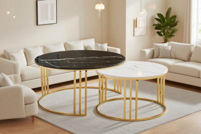 Mesas de café de anidación versátiles: redefine su espacio vital con estilo y flexibilidad