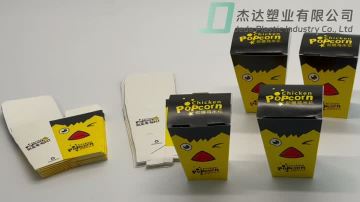 Popcorn chicken box finished product display video
