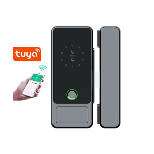 Ingresso Smart Secure: serratura della porta in vetro per impronte digitali per la vita moderna