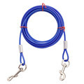 Custom Made Waterproof Antislip Plastic Coated Wire Rope Dog Leash1