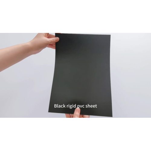 Schwarzes PVC -Blatt