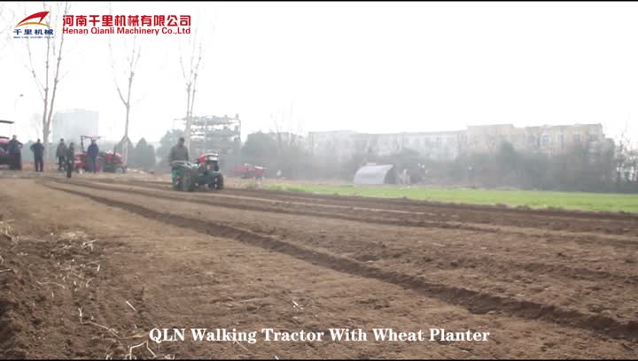  QLN Walking Tractor With Wheat Planter 02