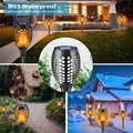 IP67 Rated LED Solar Lamp with Flickering Flame Torch - Waterproof Outdoor Garden & Pathway Lighting1