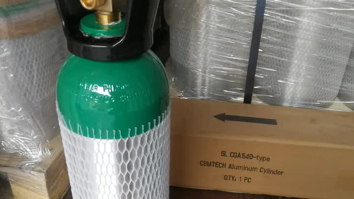 5L CBMTECH Aluminum Oxygen Cylinders' Loading