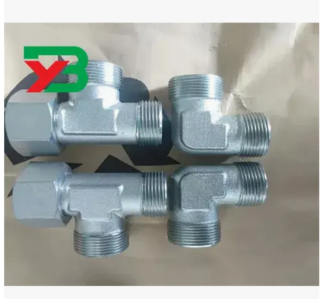 Hydraulic tee connecting pipe fittings 