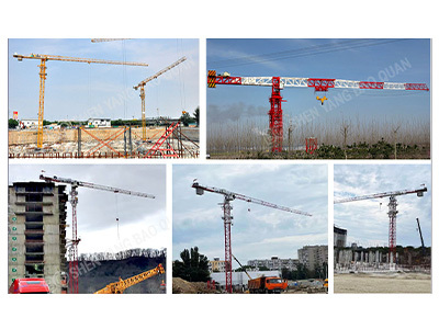 BQ Topless Tower Cranes დიაპაზონი