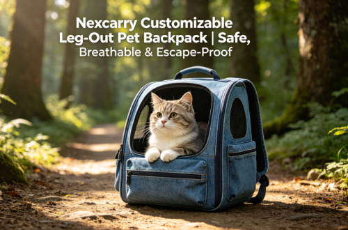 Presenta la mochila para mascotas con patas personalizables: el compañero de viaje todo en uno para gatos y perros pequeños