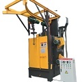 Single hook type double hook type automatic rotary shot blasting machine for removing welding slag and descaling1