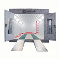 CE Certified Luxury Spray Booths for Automotive Painting and Baking1