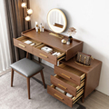 Luxury Solid Wood Dresser with Vanity Mirror1