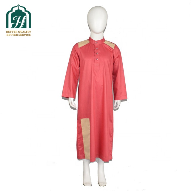 Abbigliamento islamico ragazzi cotone kaftan indonesia abbigliamento musulmano all&#39;ingrosso bambini islamici baju kurung jubba1