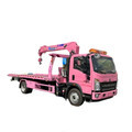 SINOTRUK HOWO 4x2 Towing Truck with 3.2 Tons Crane and Flatbed Wrecker1