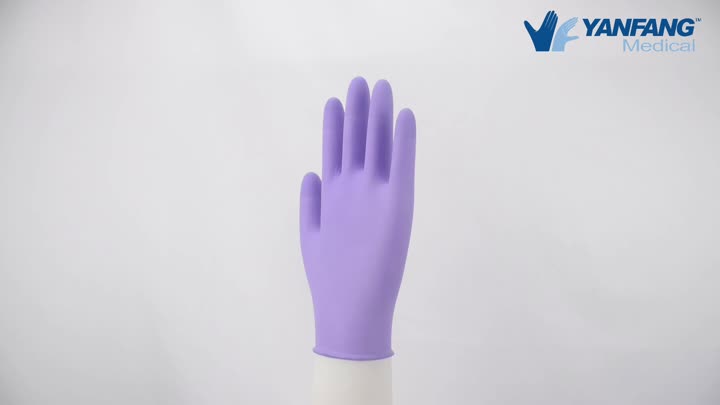 Guantes de nitrilo desechables, guantes de nitrilo de uso médico