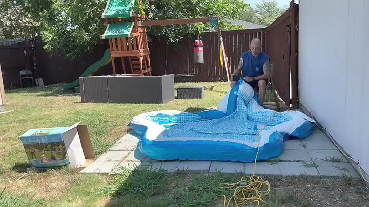 Piscina de spray de água da piscina inflável
