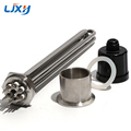 LJXH Electric Immersion Water Heater - DN32 1.2Inch 41mm Thread 304SS 220V 3/4.5/6/9/12KW1