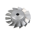 Turbocompresor de falsificación de vacío personalizado Inconel 625 713 ALEA DE TITANIO RC RC Jet Turbine Wheel para UAV1