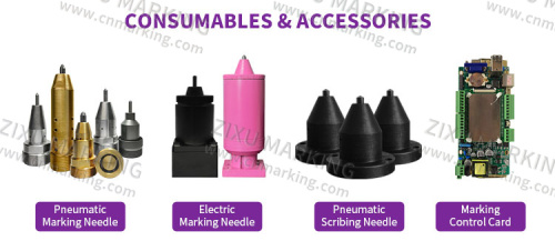 Que materiais podem marcar a marca de marcação de Peen Pneumatic?