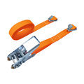 800kg White Zinc Handle Cargo Ratchet Tie Down Strap with Double J Hook1
