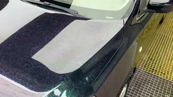 ব্লু গ্যালাক্সি গাড়ি ভিনাইল মোড়ানো ভিডিও