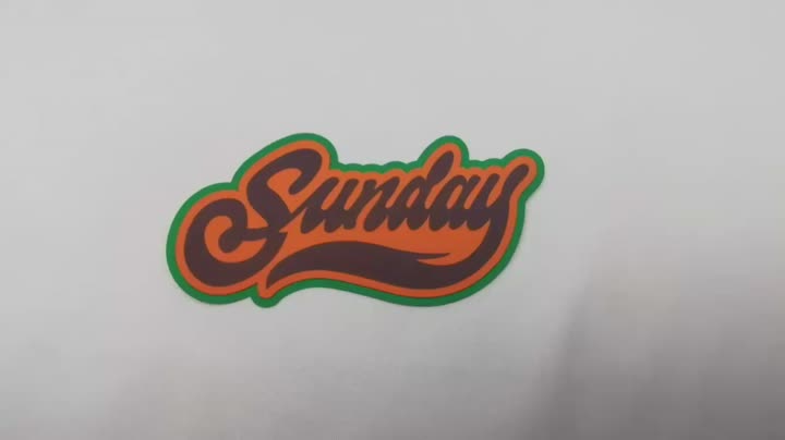 Vícebarevný silikonový štítek pro přenos tepla s proměnnou teplotou