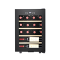Compact Wine Cooler with Constant Humidity, Compressor System, LED Light, and Low Noise1