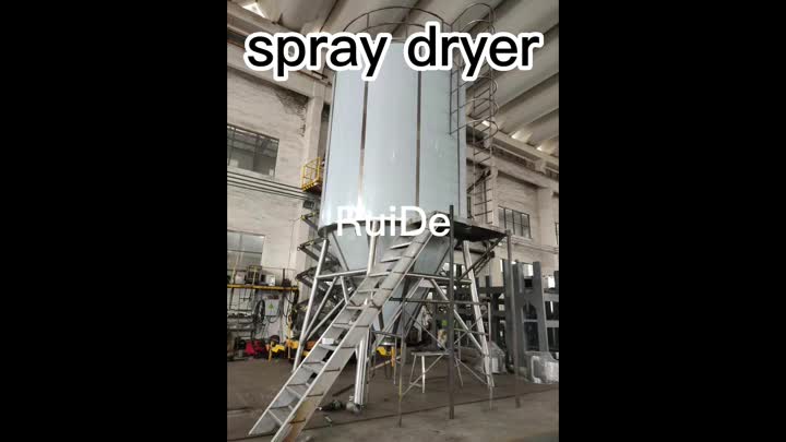 Secador de spray para quelato de citrato férrico