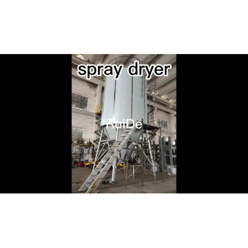 Spray dryer for ferric citrate chelate