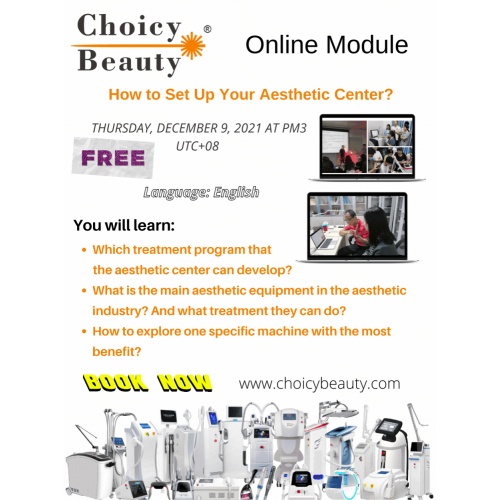 FREE!!! Level 1 course: How to Select the Aesthetic Equipment | Choicy Beauty- a beauty training academy