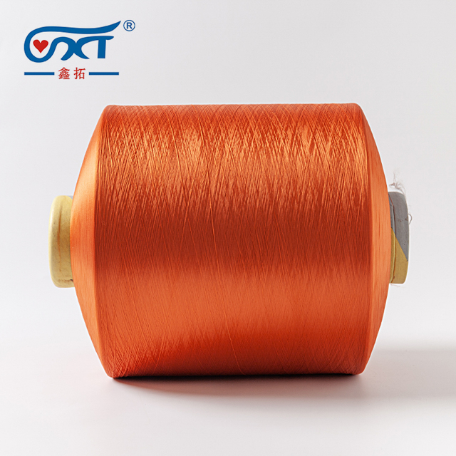 Custom colors DTY 100% polyester yarn 100d/48f Textured yarn for knitting weaving