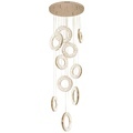 Modern Crystal LED Chandelier for Hotel Villa Stairs and Lobby1
