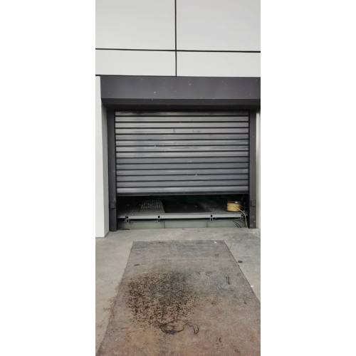 spiral roller door installed in Jinlin province