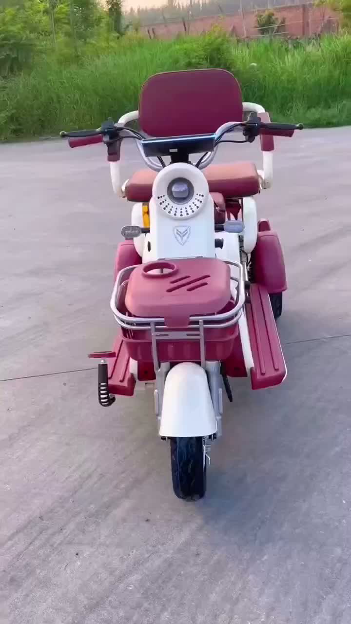 Smart Urban Electric Tricycle Built for Easy Parking
