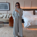 Zahraa Abaya تولید کننده 2026 ست لباس زنانه مسلمان EID روزانه لباس اسلامی با تاپ و شلوار اپن شیک Abaya1