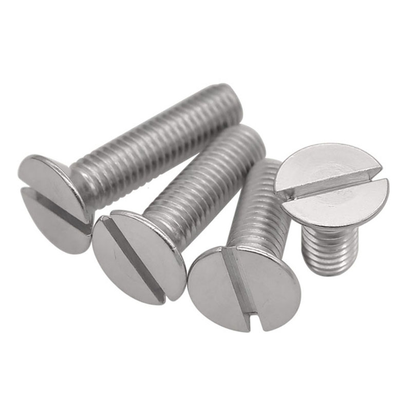 Slotted countersunk head screws -4