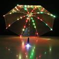 38'' Arc POE/PVC Solar Umbrella with Cool Lighting for Kids1