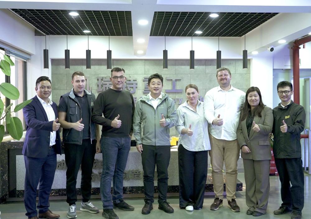 Group photo with clients