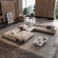 Connery Genuine Leather Large-Sized Living Room Sofa1
