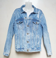 Προσαρμοσμένο διαιρεμένο rapped distred denim jacket1