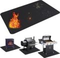 Double Sided Fireproof Grill Pad Insoor Fireplace Fire Pit Mat-Proof Minyak Tahan Air BBQ Protektor Di Bawah Grill Mat untuk Grill1