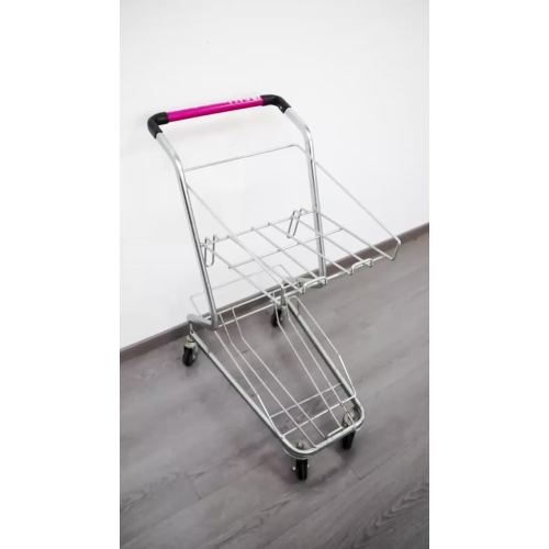 High Capacity Steel Hand Trolley with Double Layers