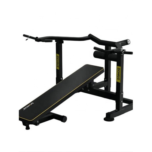 Partihandel Power Rack Squat Rack med fällbar hantelbänk Hem Gymutrustning Fitness Styrka Training Vikt Lyftning1