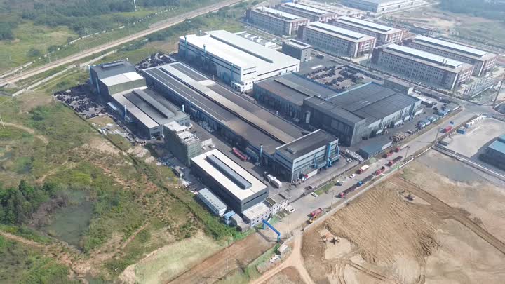Vista Aérea – Base de Producción de Fundición de Hierro Dúctil